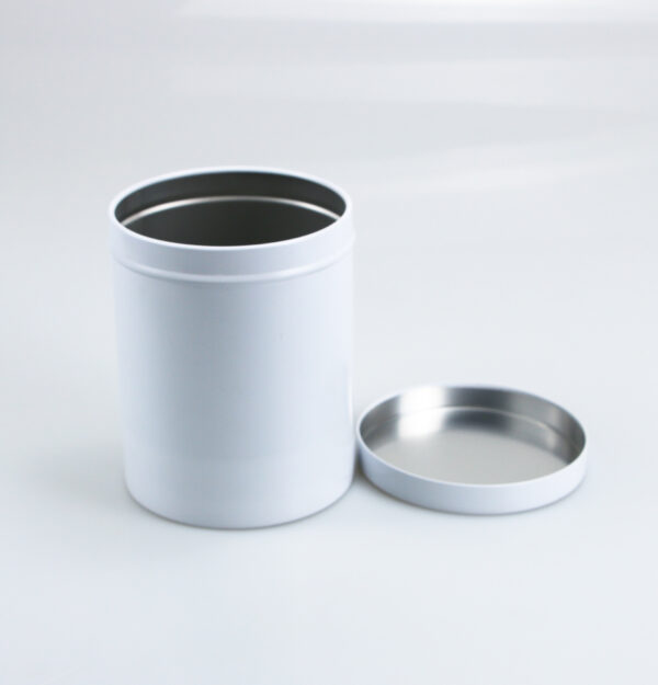 750ml white blank flip top aluminum can Modern storage jar