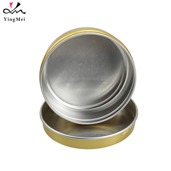 Snap-Lid 60ml Gold Aluminum Container for Creams & Salves