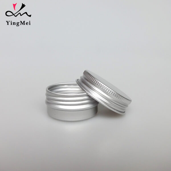 15ml blank silver aluminum can with seal lids sample jar - Image 2