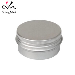 30ml silver aluminum can with Seal Lids cosmetic Cream jar