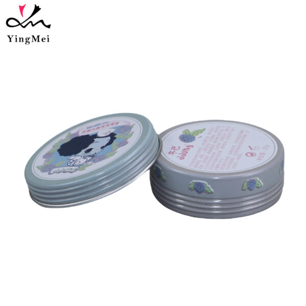 Custom Cartoon 25ml Aluminum Cream jar for Beauty Packaging
