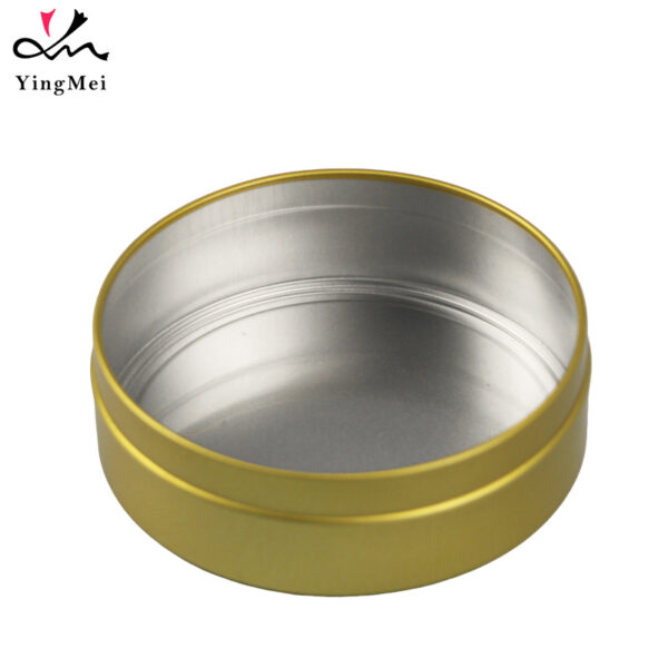 120ml Gold Aluminum Can with Lift-Off Lid Multipurpose Use