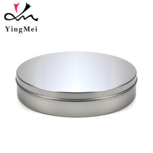 Food grade 1000ml silver flip lid aluminum can tea cake box
