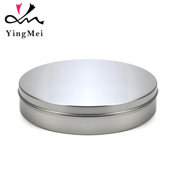 Food grade 1000ml silver flip lid aluminum can tea cake box