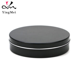 150ml Black Flip Top Aluminum jar Bulk blank boutique can