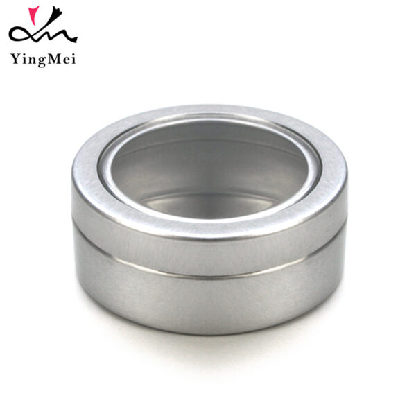 25ml Silver Aluminum Can with Window Cap