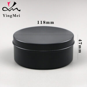 flip top 350ml black aluminum can bulk multipurpose storage