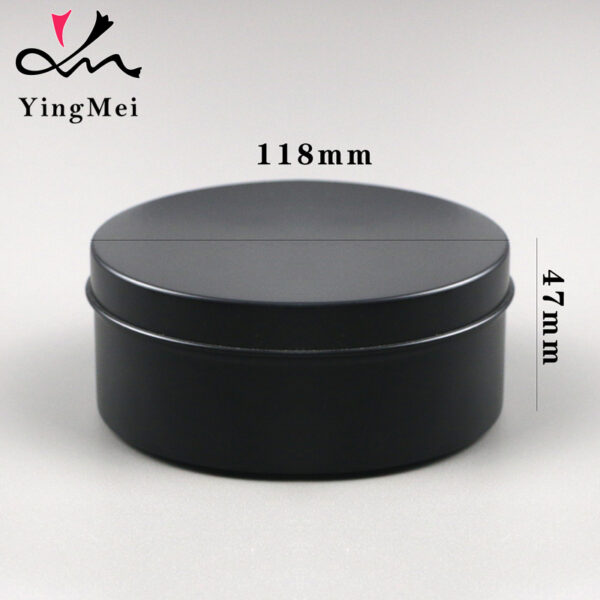 flip top 350ml black aluminum can bulk multipurpose storage