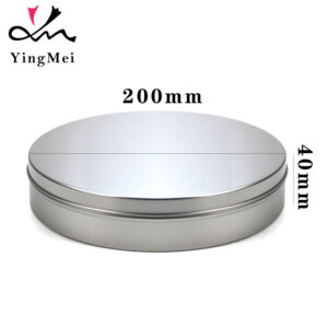 Food grade 1000ml silver flip lid aluminum can tea cake box