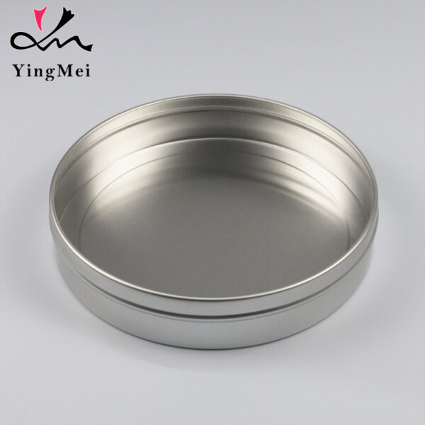 Food grade 1000ml silver flip lid aluminum can tea cake box