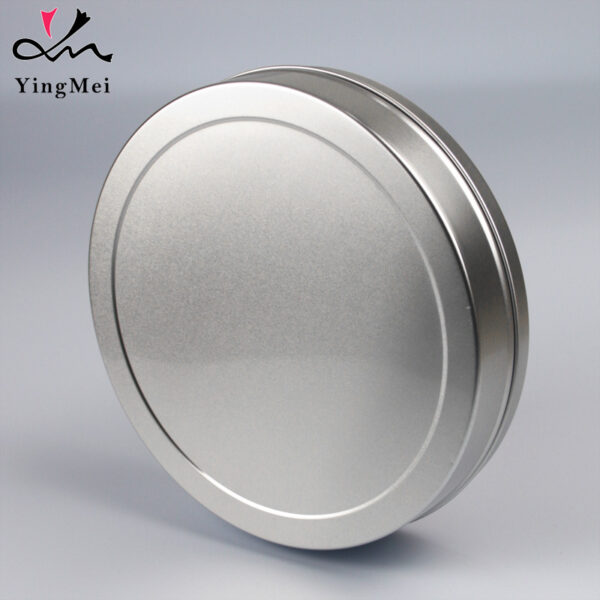 Food grade 1000ml silver flip lid aluminum can tea cake box