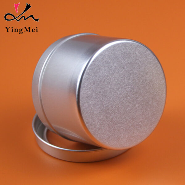 Silver 100ml Aluminum Can with Clear Window Cap