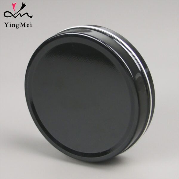 150ml Black Flip Top Aluminum jar Bulk blank boutique can