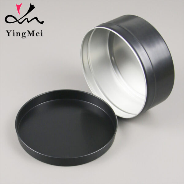 flip top 350ml black aluminum can bulk multipurpose storage