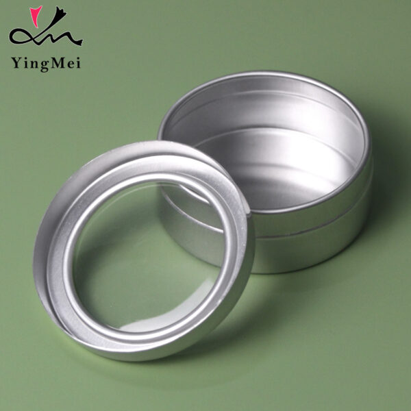 25ml Silver Aluminum Can with Window Cap