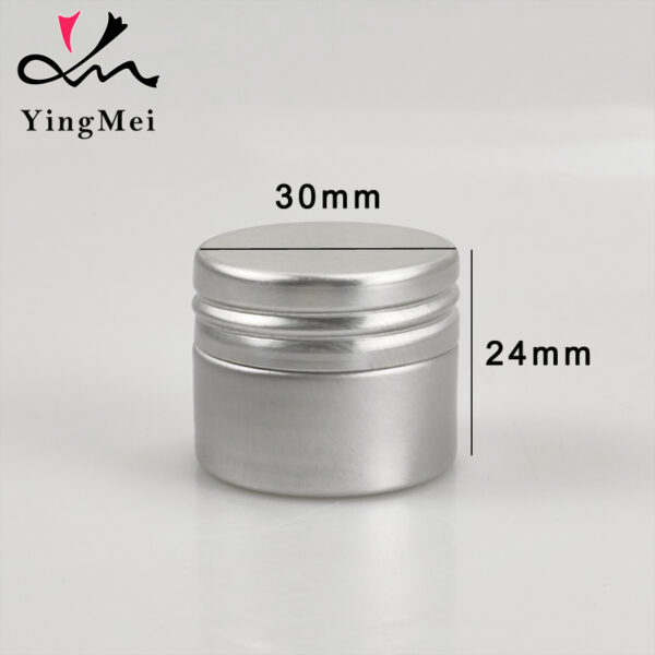 13ml silver aluminum can with Seal Lids candy chocolate jar