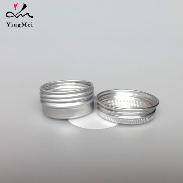 15ml blank silver aluminum can with seal lids sample jar - Image 3