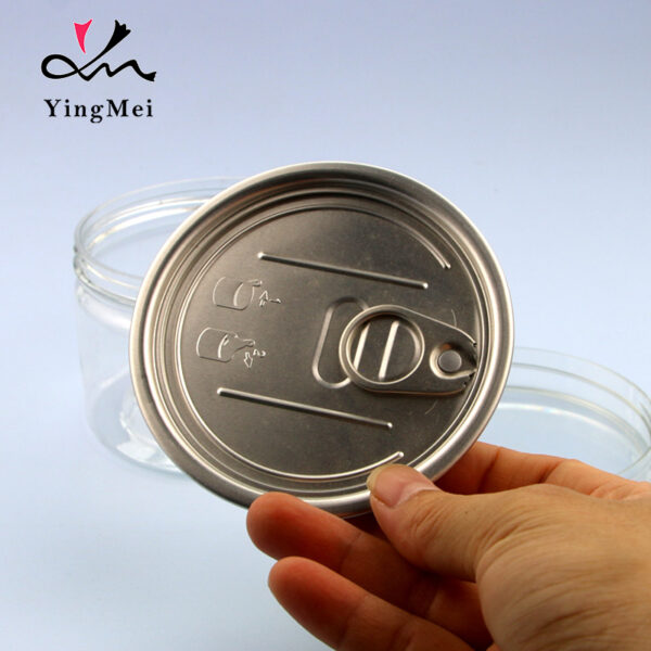 200ml clear PET plastic jar food grade with easy-open lid - Image 6
