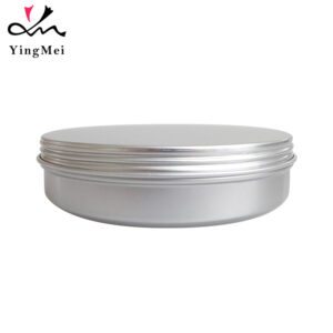 150ml Silver Aluminum Jar Screw Cap Cosmetic Container