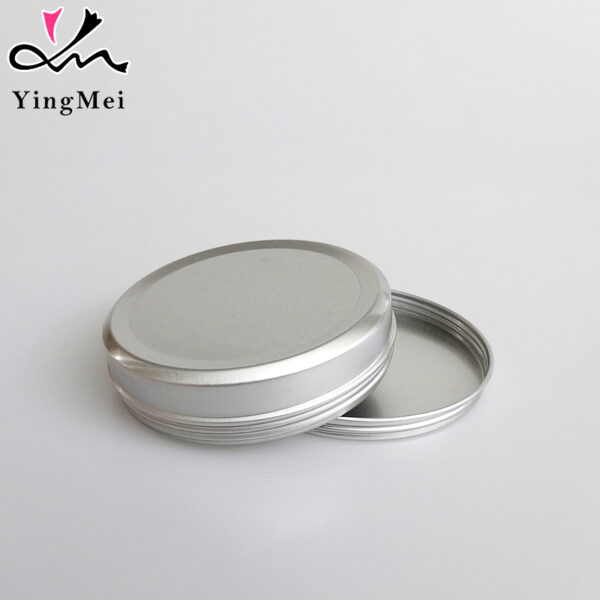150ml Silver Aluminum Jar Screw Cap Cosmetic Container