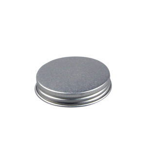 silver 56mm bottle cap thread metal screw cap aluminium lid