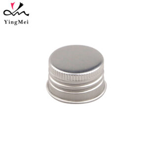 Custom 24mm Silver Mini Aluminum Lid for Bottle Jar