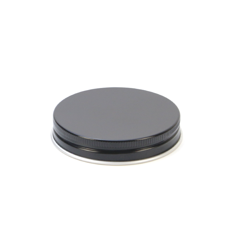 67mm Premium Black Aluminum Lid Metal Screw Lids Jar Cap