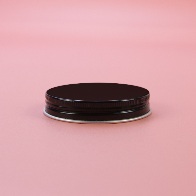 67mm Premium Black Aluminum Lid Metal Screw Lids Jar Cap